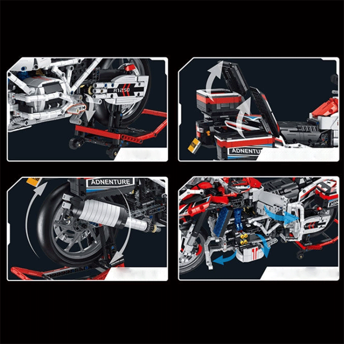 AoBrick 1:5 Scale GS 1250 ADV Motorcycle