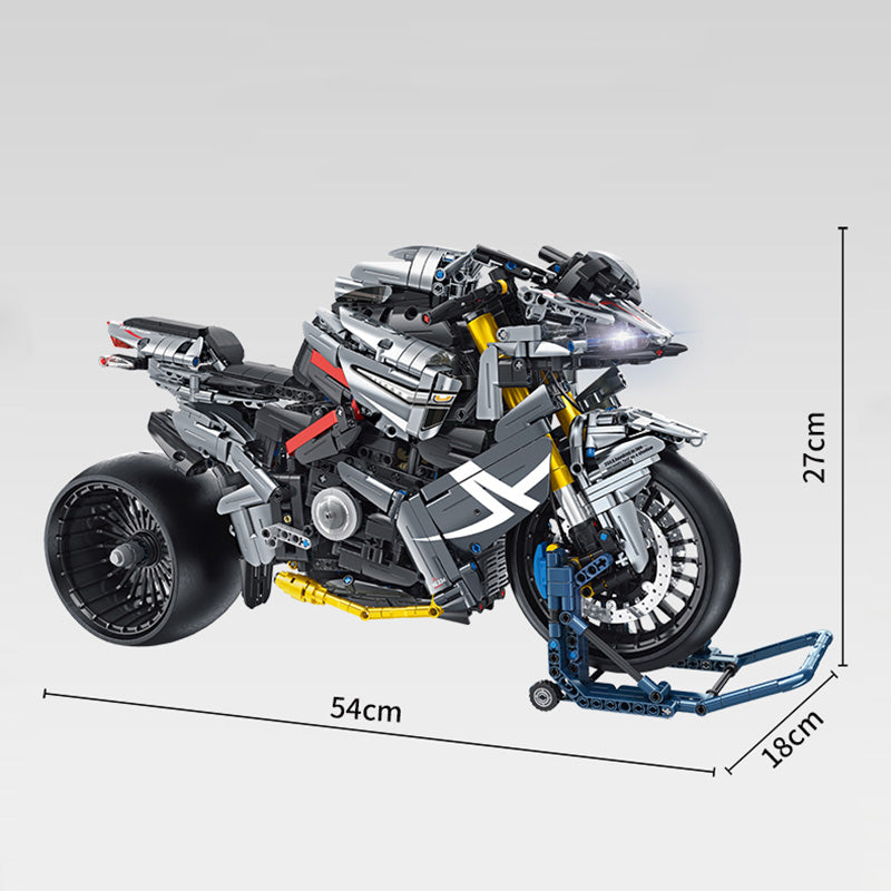 AoBrick Motorcycle 1:5 Scale GSX 1300 BK