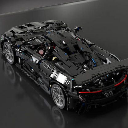 AoBrick Supercar Black P1 with Rear Spoiler Q1001