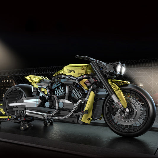 AoBrick Motorcycle 1:5 Scale Harley Davidson Night Rod Special