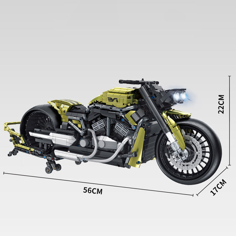 AoBrick Motorcycle 1:5 Scale Harley Davidson Night Rod Special