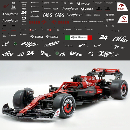 AoBrick Stickers for Alfa Romeo F1 Team ORLEN CaDA C64005