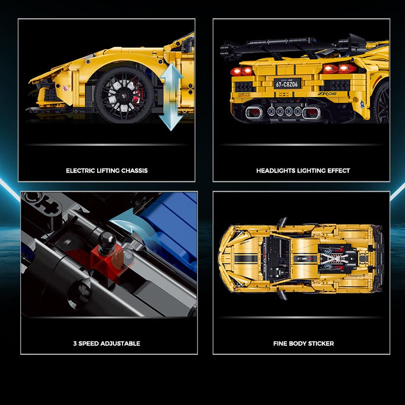 AoBrick Supercar Corvette C8 Z06 Limited Edition